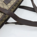 GUCCI GG Supreme Tote Bag PVC Beige 211137 Auth 188000-8