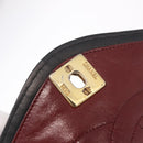 CHANEL Matelasse Chain Shoulder Bag Lamb Skin Black Gold CC Auth 188003A-19