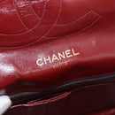 CHANEL Matelasse Chain Shoulder Bag Lamb Skin Black Gold CC Auth 188003A-20