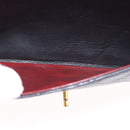 CHANEL Matelasse Chain Shoulder Bag Lamb Skin Black Gold CC Auth 188003A-24