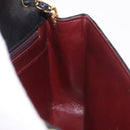 CHANEL Matelasse Chain Shoulder Bag Lamb Skin Black Gold CC Auth 188004M-22