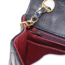 CHANEL Matelasse Chain Shoulder Bag Lamb Skin Black Gold CC Auth 188004M-24