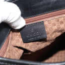 GUCCI Jackie Shoulder Bag Leather Black Auth 188007V-14