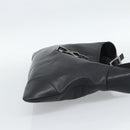 GUCCI Jackie Shoulder Bag Leather Black Auth 188007V-5