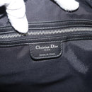 Christian Dior Canage Granville Hand Bag Leather 2way Black Silver Auth 188010V-21