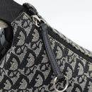 Christian Dior Trotter Shoulder Bag Canvas Black Silver Auth 188011V-9