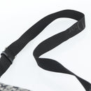 Christian Dior Trotter Shoulder Bag Canvas Black Silver Auth 188011V-7