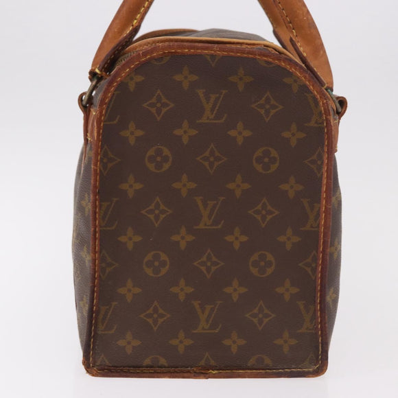 LOUIS VUITTON Monogram Sac Chasseur 30 Boston Bag LV Auth 188014