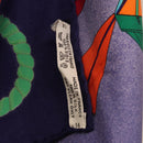 HERMES Carre90 Scarf Silk "LES FOLIES DU CIEL" Blue Auth 188021-14