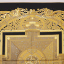 HERMES Carre90 Scarf Silk "ANIMAUX SOLAIRES" Black Auth 188023M-15