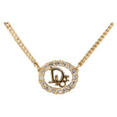Christian Dior Necklace metal Gold Tone Auth 188025V-1
