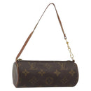 LOUIS VUITTON Monogram Papillon Pouch LV Auth 188044-1