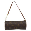 LOUIS VUITTON Monogram Papillon Pouch LV Auth 188044-2