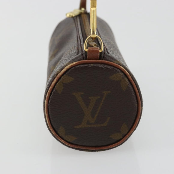 LOUIS VUITTON Monogram Papillon Pouch LV Auth 188044