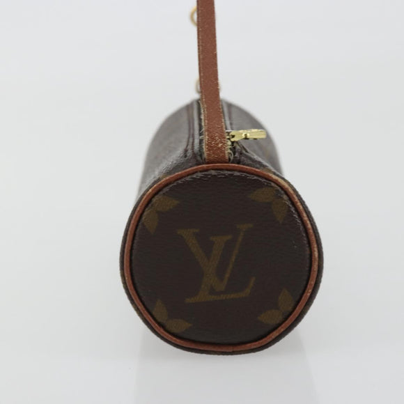 LOUIS VUITTON Monogram Papillon Pouch LV Auth 188044
