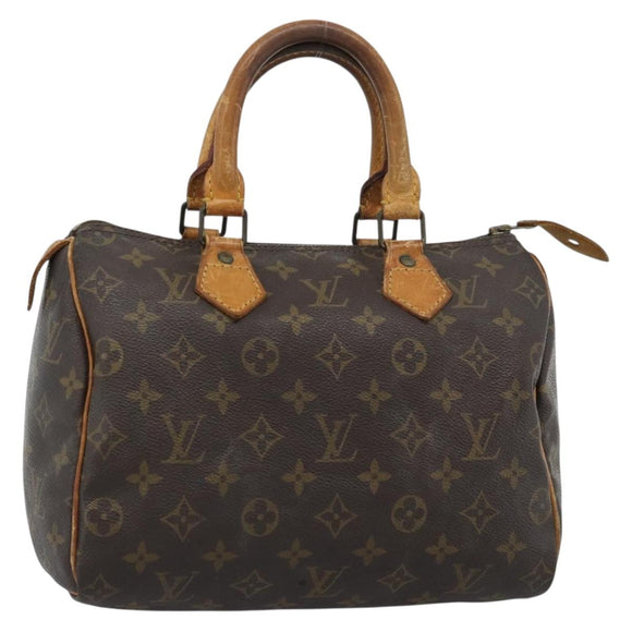 LOUIS VUITTON Monogram Speedy 25 Hand Bag M41528 LV Auth 188045A