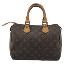LOUIS VUITTON Monogram Speedy 25 Hand Bag M41528 LV Auth 188045A-2