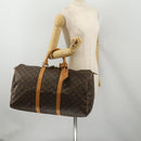 LOUIS VUITTON Monogram Keepall 50 Boston Bag M41426 LV Auth 188047SAV-22
