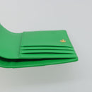 BOTTEGA VENETA MAXI INTRECCIATO Cassette Wallet Leather Green Auth 188052A-18