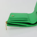 BOTTEGA VENETA MAXI INTRECCIATO Cassette Wallet Leather Green Auth 188052A-19