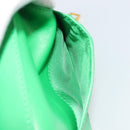 BOTTEGA VENETA MAXI INTRECCIATO Cassette Wallet Leather Green Auth 188052A-21