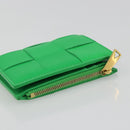 BOTTEGA VENETA MAXI INTRECCIATO Cassette Wallet Leather Green Auth 188052A-6