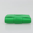 BOTTEGA VENETA MAXI INTRECCIATO Cassette Wallet Leather Green Auth 188052A-7