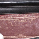 CHANEL Matelasse Chain Shoulder Bag Lamb Skin Black Gold CC Auth 188053-11