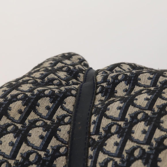 Christian Dior Trotter Canvas Boston Bag Navy Auth 188054