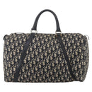 Christian Dior Trotter Canvas Boston Bag Navy Auth 188054-2