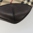 BURBERRY Nova Check Shoulder Bag Canvas Beige Auth 188055A-15