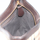 BURBERRY Nova Check Shoulder Bag Canvas Beige Auth 188055A-18