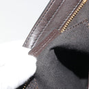 BURBERRY Nova Check Shoulder Bag Canvas Beige Auth 188055A-12