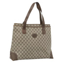 GUCCI GG Supreme Tote Bag PVC Beige Auth 188057-1