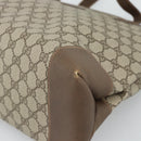 GUCCI GG Supreme Tote Bag PVC Beige Auth 188057-9