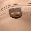 GUCCI GG Supreme Tote Bag PVC Beige Auth 188057-17