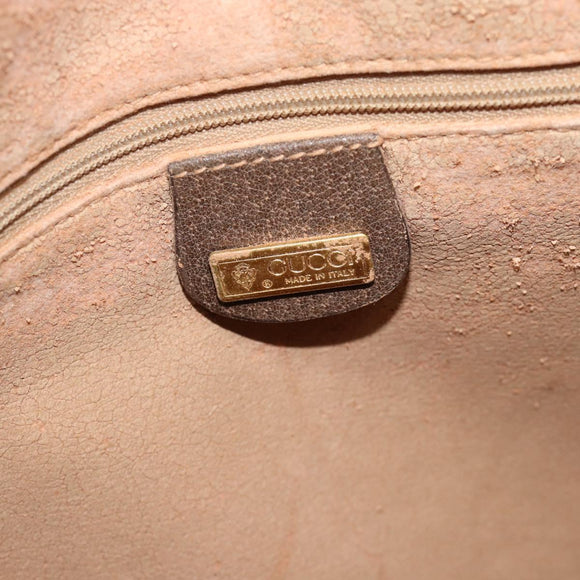 GUCCI GG Supreme Tote Bag PVC Beige Auth 188057