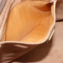 GUCCI GG Supreme Tote Bag PVC Beige Auth 188057-21