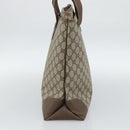 GUCCI GG Supreme Tote Bag PVC Beige Auth 188057-4