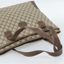 GUCCI GG Supreme Tote Bag PVC Beige Auth 188057-7
