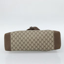 GUCCI GG Supreme Tote Bag PVC Beige Auth 188057-5