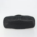 BOTTEGA VENETA INTRECCIATO Hobo Shoulder Bag Leather Black 145552 Auth 188067-5
