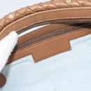 BOTTEGA VENETA INTRECCIATO Shoulder Bag Leather Brown Auth 188068A-15