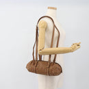 BOTTEGA VENETA INTRECCIATO Shoulder Bag Leather Brown Auth 188068A-22