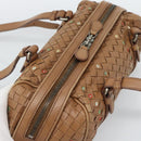 BOTTEGA VENETA INTRECCIATO Shoulder Bag Leather Brown Auth 188068A-6