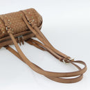 BOTTEGA VENETA INTRECCIATO Shoulder Bag Leather Brown Auth 188068A-7