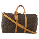 LOUIS VUITTON Monogram Keepall Bandouliere 50 Boston Bag M41416 Auth 188072SAV-1