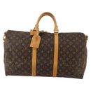 LOUIS VUITTON Monogram Keepall Bandouliere 50 Boston Bag M41416 Auth 188072SAV-13