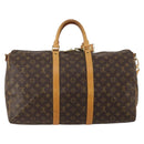 LOUIS VUITTON Monogram Keepall Bandouliere 50 Boston Bag M41416 Auth 188072SAV-2
