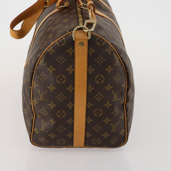 LOUIS VUITTON Monogram Keepall Bandouliere 50 Boston Bag M41416 Auth 188072SAV